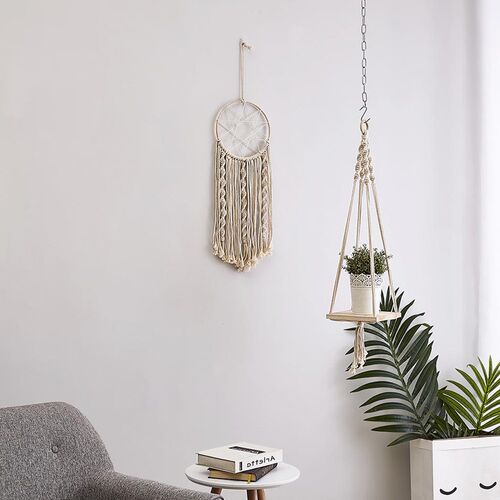 热销Plant Hanger Macrame Plant Hanger Hanging Planter Wall A