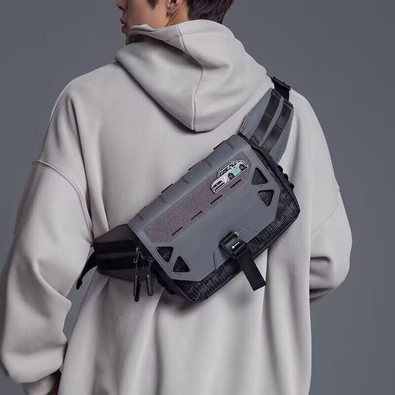 运动战术磁吸扣腰包单肩包男款大容量胸包斜挎包通勤男士户外男女,箱包皮具/热销女包/男包,男士包袋,淘宝优惠券,粉丝福利购,淘宝优惠卷