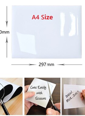 Wonyean Dry-Erase Notepad Message-Board Fridge Magnet 2-Mark