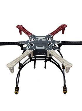 F550六轴机架 集成PCB板 碳纤尼龙机架 多轴多旋翼无人机航拍航测