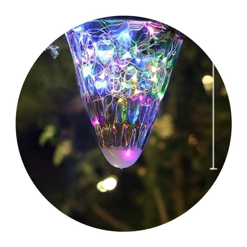 速发Courtyard solar deCorative night lights garden Candle la