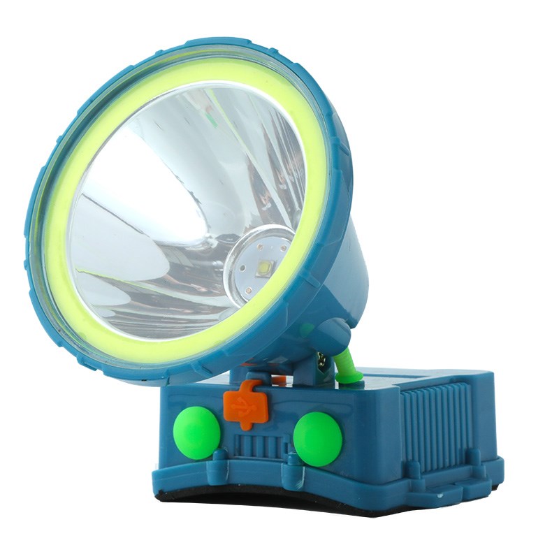 防水强光超亮赶海钓鱼头灯充电头戴式超长待机100小时夜间矿灯