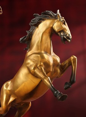 马到成功铜马摆件工艺品雕塑乔迁开业高档礼品家居玄关办公装饰品