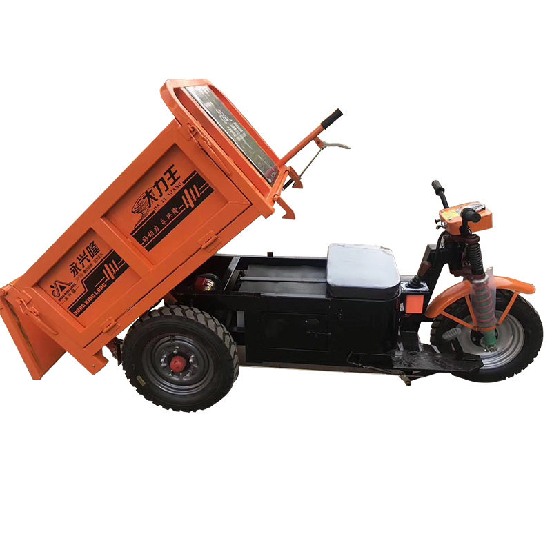 厂家直供建筑工地柴油r电动小型三轮车 柴油翻斗自卸工程三轮车