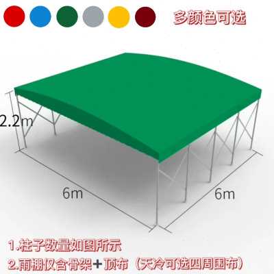 爆品定制汽车车棚停n车棚家用大型移动推拉雨棚户外防雨棚子伸缩
