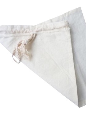 Nut Milk Filter Bag Food Grade Organic Cotton Hemp Reusable