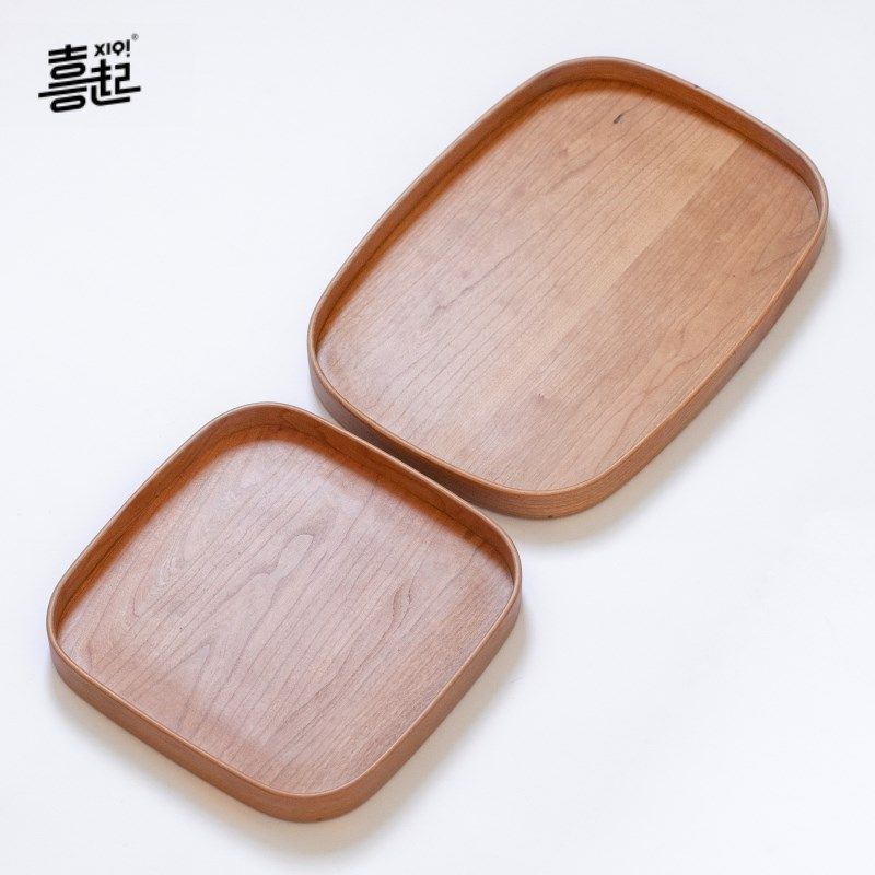 黑胡桃木托盘实木茶盘 简约木质家用咖啡茶具水杯下午茶托盘夏克,餐饮具,餐用托盘,淘宝优惠券,粉丝福利购,淘宝优惠卷