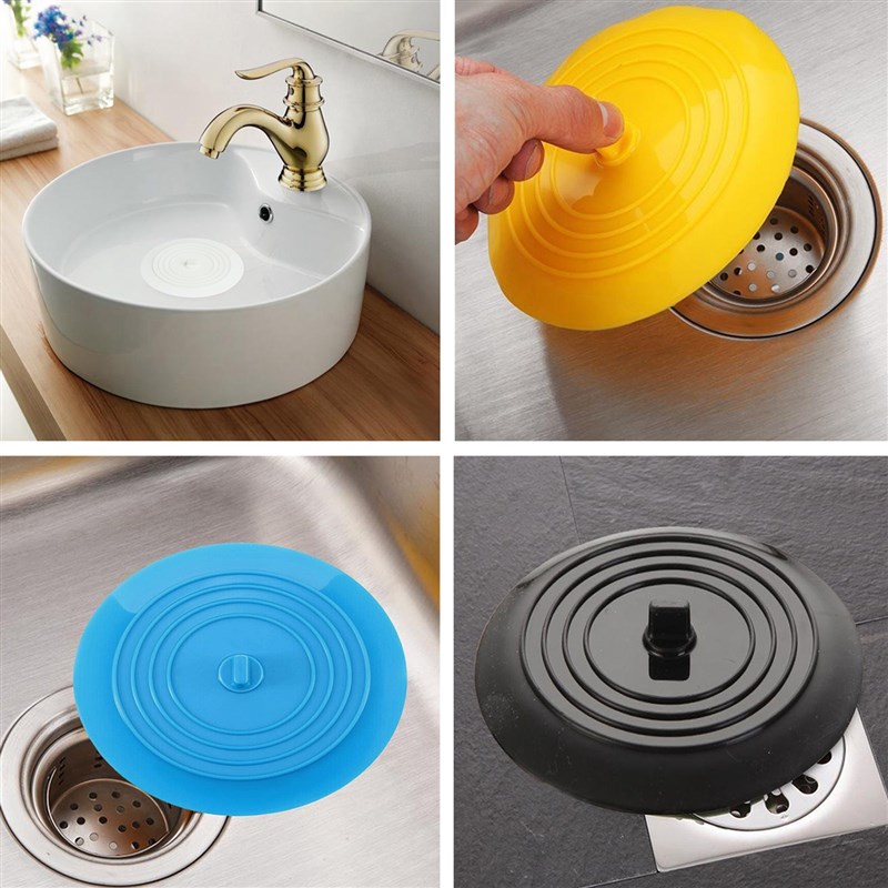 Bathtub Drain Stopper Silicone Bath Tub Drain Stopper Plug 电子元器件市场 外设配件 原图主图