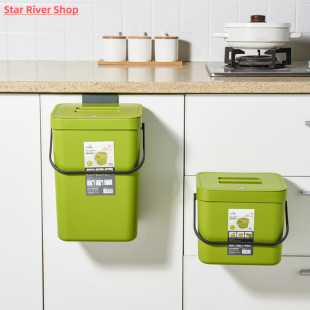 Waste Bin Hanging 推荐 Kitchen Mounted Wall Folding Cabinet