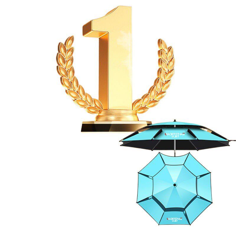 9rN沃鼎d钓鱼伞拐杖式大伞户外遮阳伞晴雨两用摆摊防雨加粗防风大