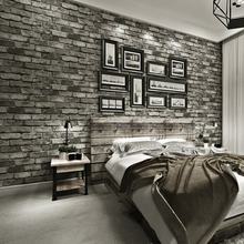 速发Modern Vintage Brick Textured Wallpaper For Walls Decor