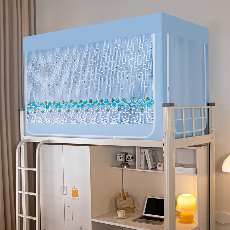 新款强遮光双层高低床全蚊帐家用加厚不锈钢防尘儿童上下床铺学生,床上用品,蚊帐,淘宝优惠券,粉丝福利购,淘宝优惠卷