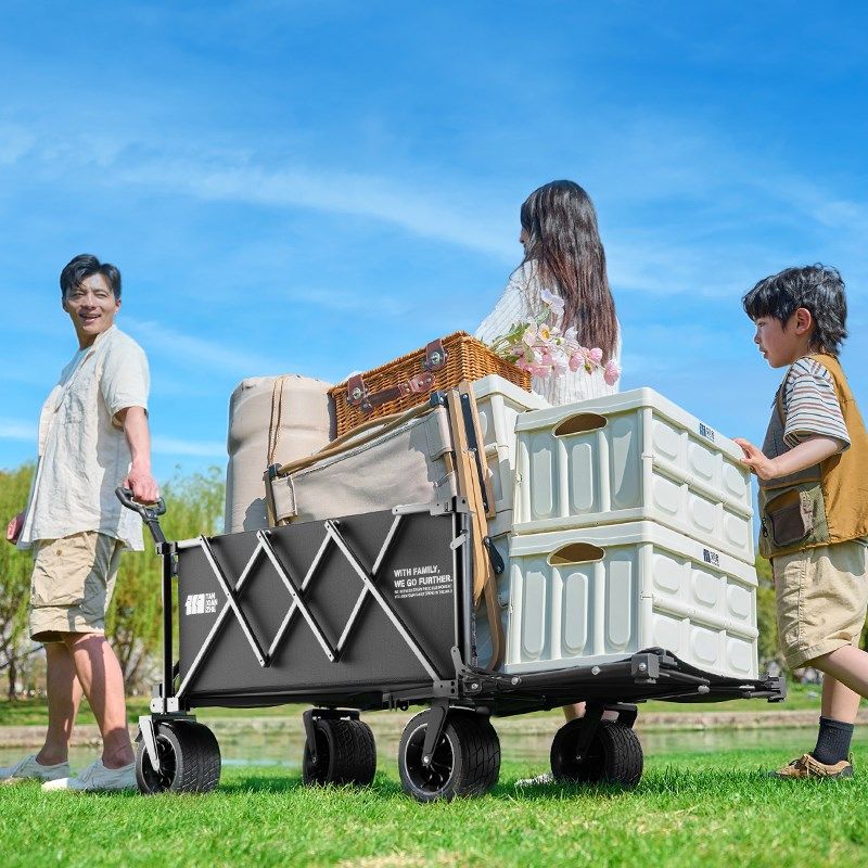 探险者露营车聚拢款大号推车遮阳伞户外折叠儿童可躺野餐车营地车,户外/登山/野营/旅行用品,户外营地车,淘宝优惠券,粉丝福利购,淘宝优惠卷