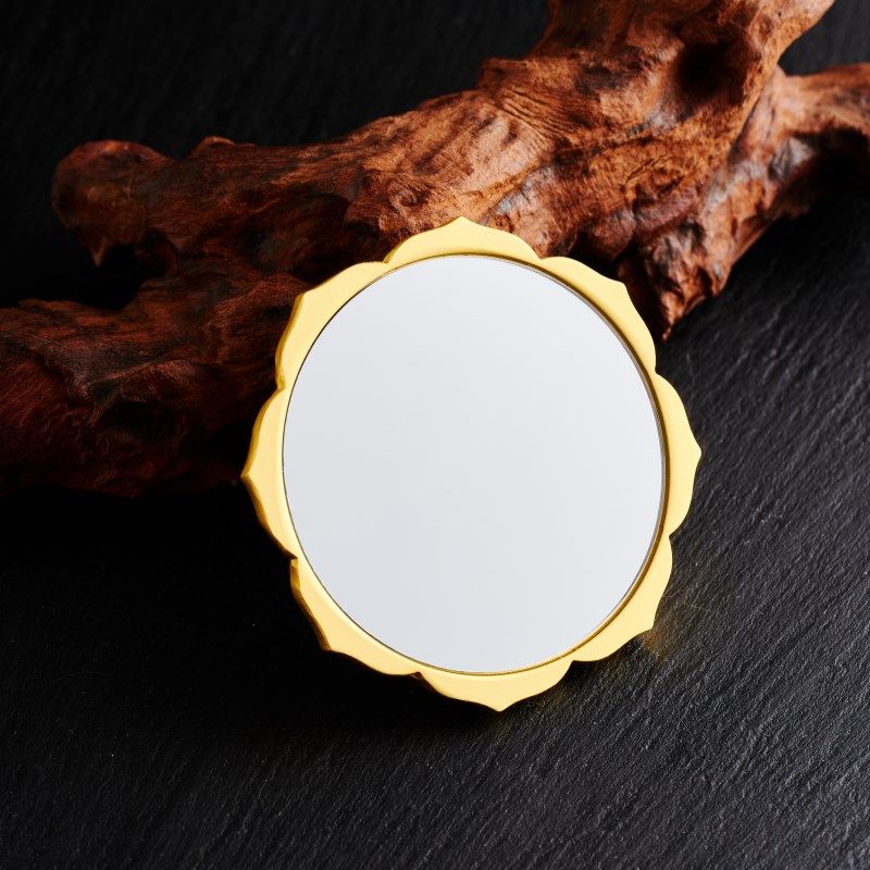 盛唐金背花鸟纹铜镜国宝回家博物馆文创化妆镜便携随身小镜子礼物,节庆用品/礼品,文化创意化妆镜,淘宝优惠券,粉丝福利购,淘宝优惠卷