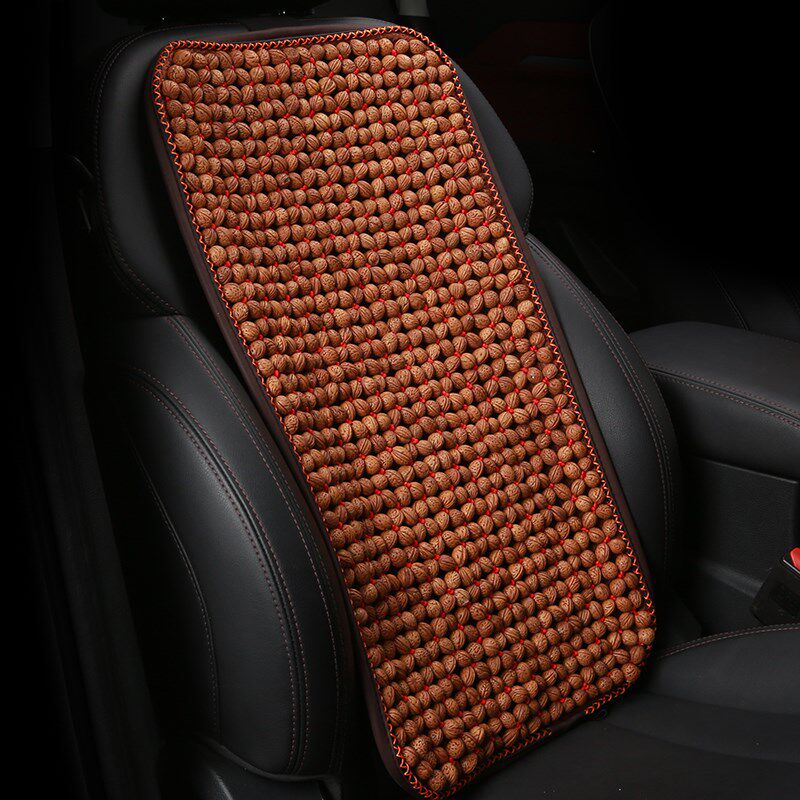 天然野生桃核汽车坐垫夏季凉垫按摩养生单片夏天桃胡山核桃座椅垫