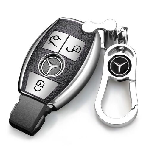 适用奔驰ML350钥匙套ML320/ml500/ML400老GL级GLK300/260包扣男女