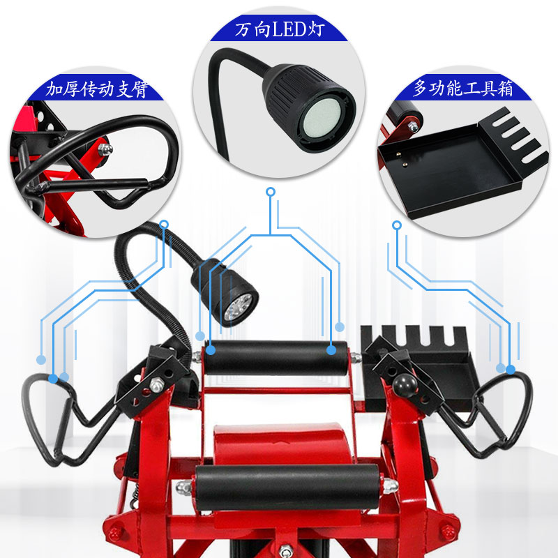 气动扩胎机脚踏式扩张器手动汽车轮胎拆卸剥胎扩胎补胎扒胎工具