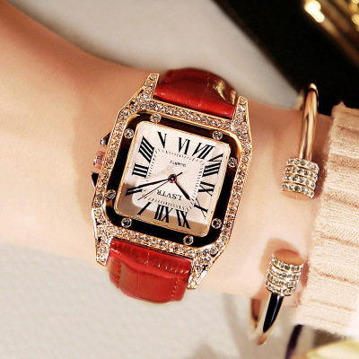 速发Korean-style Womens Diamond Watches Watch for Women Fash