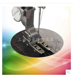 带轴承滚轮压脚 皮革涂层面料专用压脚 3滚轮压脚 缝纫机平车SPK