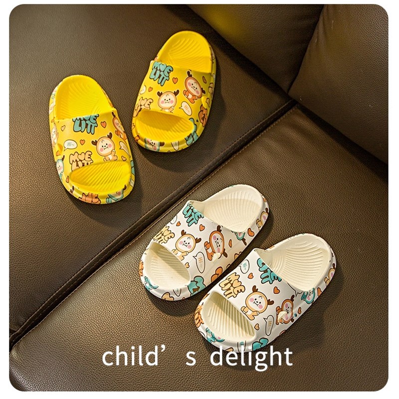 儿童拖鞋夏季男童中小童家用浴z室洗澡防滑室内家居软底凉拖女外