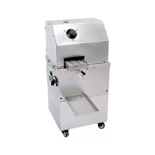 现榨电瓶甘蔗机不锈钢街头摆摊 立式 甘蔗榨汁机商用新款 电动台式