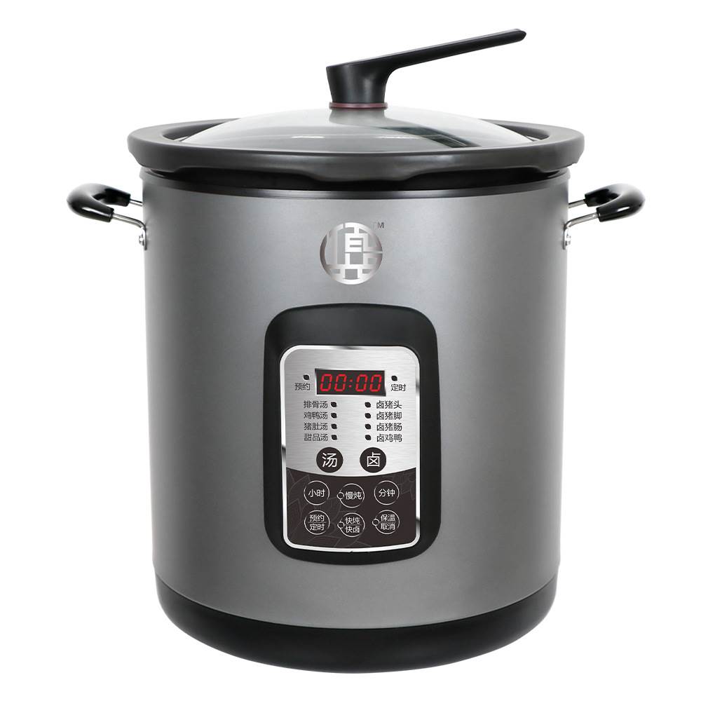 直销特大容量15升陶瓷电卤肉锅大汤e锅食堂大电炖锅卤水锅商用炖