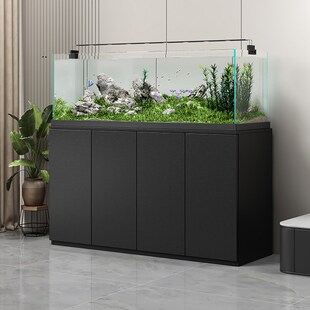 鱼缸底柜客厅小型简易家用水族馆底滤柜定制柜子承重放置柜鱼缸架