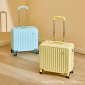 18寸小型行李箱女万向轮轻便迷你小号登机箱拉杆旅行箱密码 皮箱子