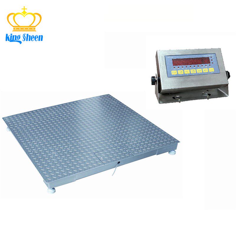 电子小型地磅3t小地磅秤2吨1吨可带围栏畜牧称工x业电子秤定制