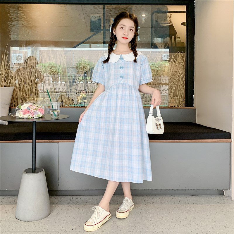 工厂销女童连衣裙夏n季2024新款儿童夏装公主裙子洋气潮女大童裙