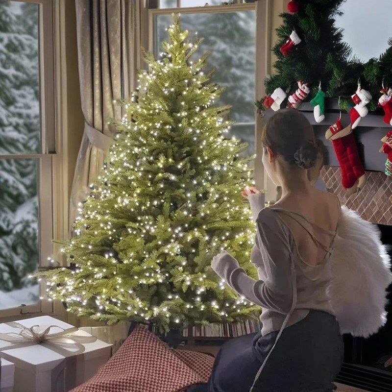 2024新款纯pe全铸造防阻燃圣诞装饰品摆件挂件圣诞树场景布置套餐,节庆用品/礼品,圣诞树,淘宝优惠券,粉丝福利购,淘宝优惠卷