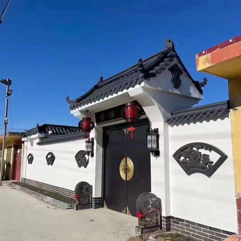 青瓦仿古瓦古建青瓦瓦仿古小青瓦陶土板瓦片青砖青瓦量大从优