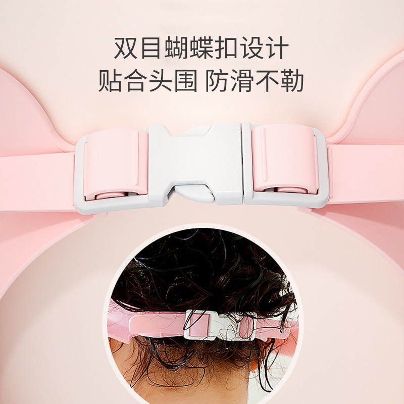 宝宝洗头神器防水护耳硅胶u洗头帽儿童浴帽挡水帽可调节婴儿防水