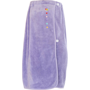 浴巾女冬季可穿裹巾家用吸水柔软2021新款浴裙干发帽两件套装