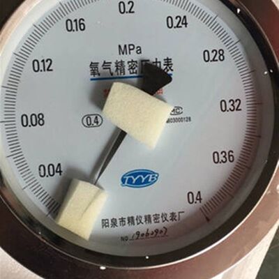 阳泉精仪YB150ZT轴向精密压力表0.4级0.25级高精度面板固定氧舱