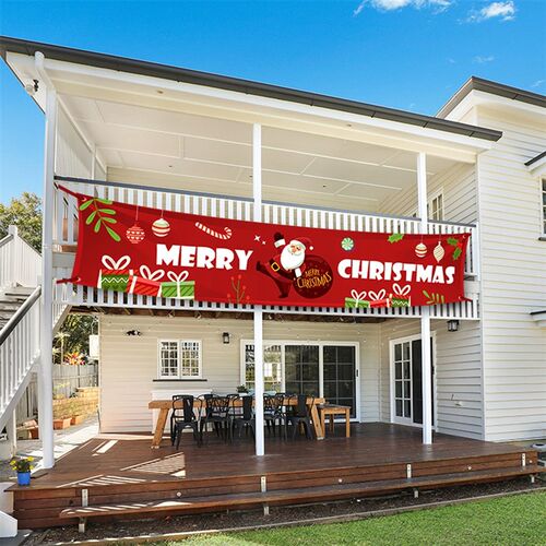 3mx50cm Christmas Letters Banner Xmas Party Home Holiday Dec