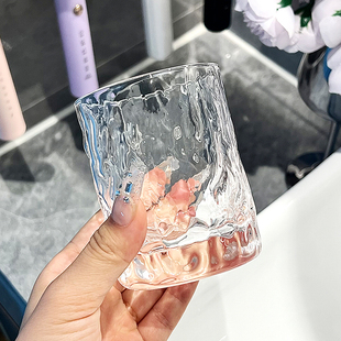 玻璃漱口杯家用牙刷杯子高颜值情侣洗漱杯高级感牙杯轻奢牙缸牙具