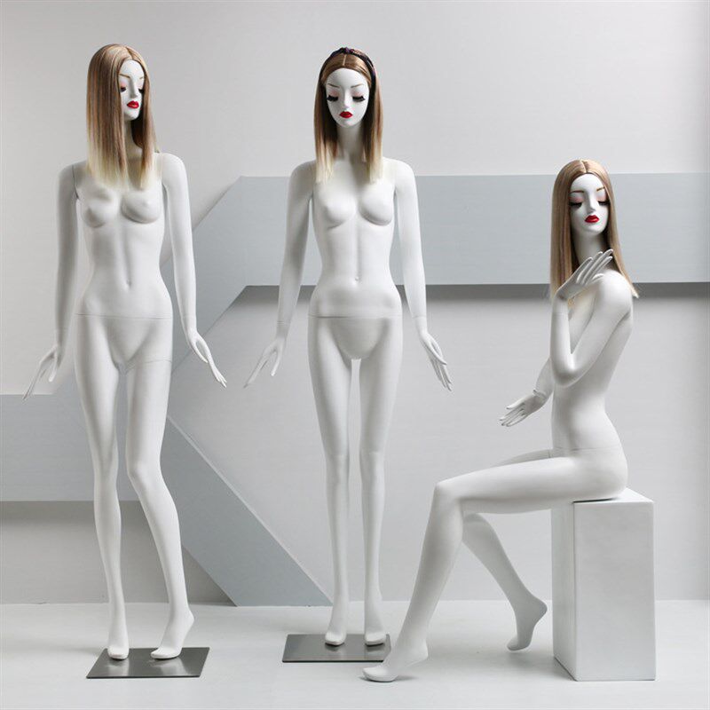 假发模特服装模特女全身婚纱店橱窗人体展示架化妆女模特道具假人