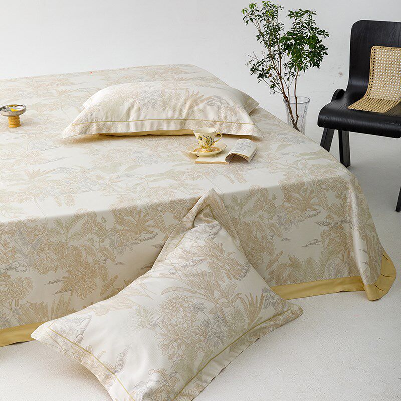 夏季冷感天丝竹纤维凉席床单三件套冰丝席夏天裸睡可水洗柔软席子