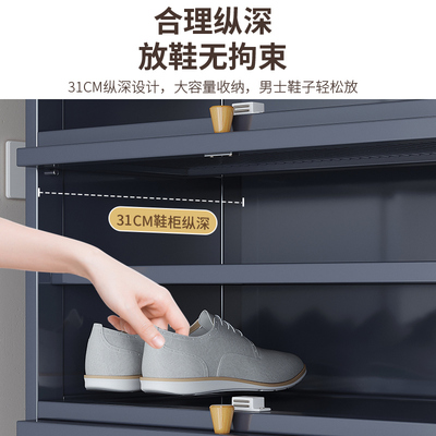 防尘鞋架小窄门口家用2023新款放走廊的鞋柜室外楼道鞋子收纳柜子