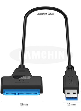 Sata USB Cable Sata To USB 3.0 Adapter Suport 2.5 Inches Ex