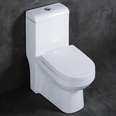 马桶坐便器后排地排水直冲型虹吸洁具 冲力强劲 不堵塞座便器