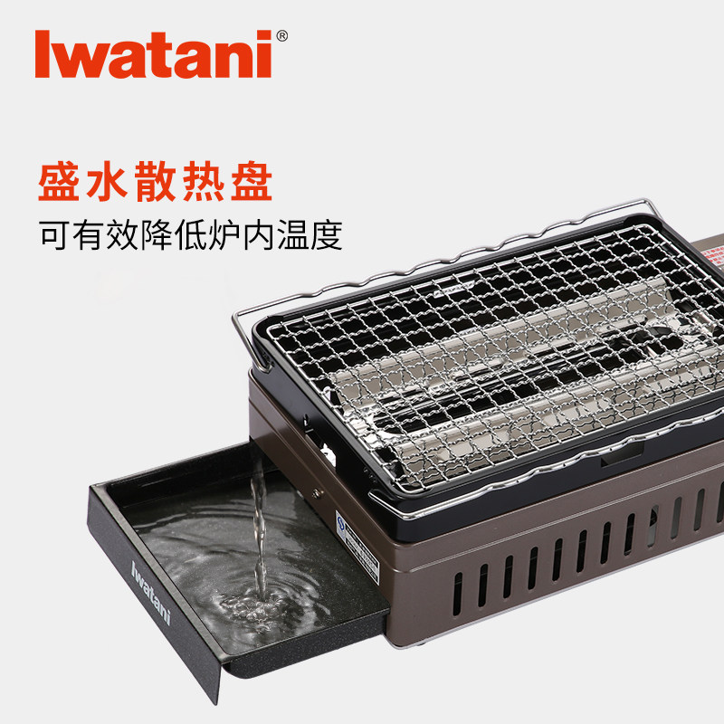 岩谷燃气烧烤炉家用便携式户外野炊烤肉烤串炉具瓦斯炉野外卡式炉