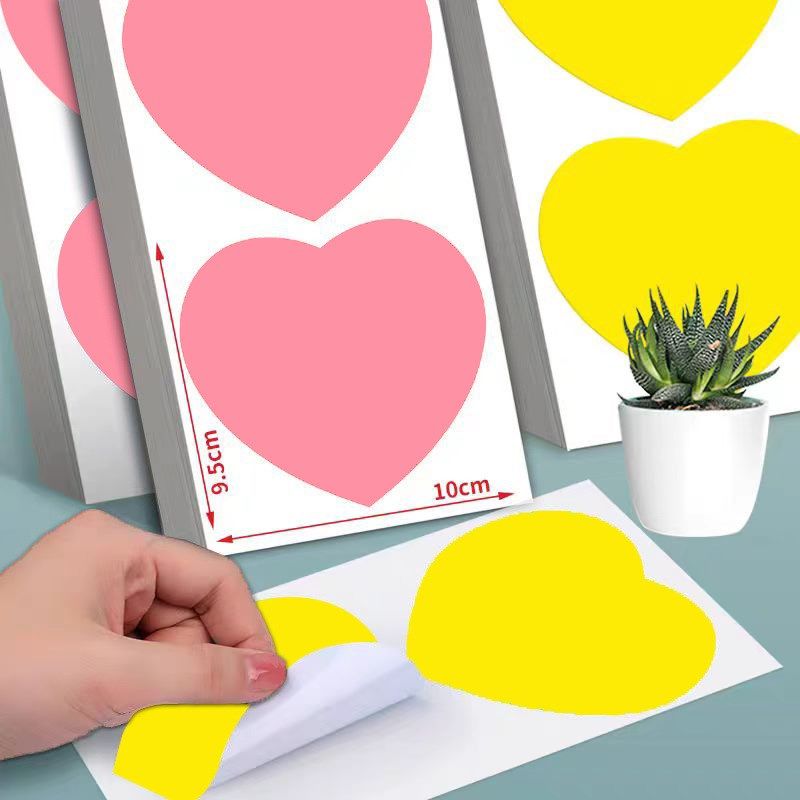 爱心贴纸心形名字胸贴空白自粘即时贴大尺寸彩色便签姓名贴便利贴,文具电教/文化用品/商务用品,贴纸/立体贴纸,淘宝优惠券,粉丝福利购,淘宝优惠卷