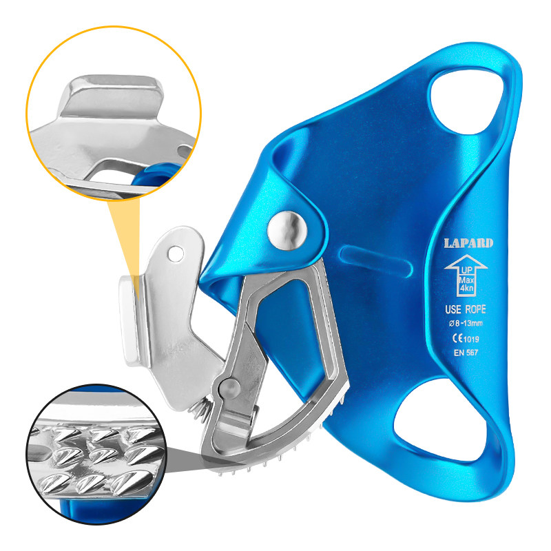 莱普特胸式上升器户外登山装备攀岩防坠器攀M胸部爬绳器探洞抓绳