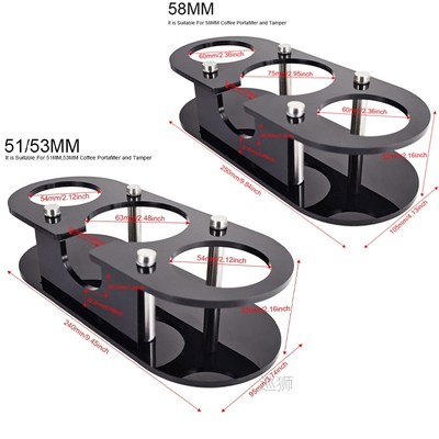 Espresso Distributor Mat Base Rack Barista Tools Accessories