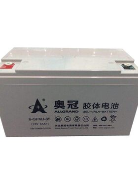 奥冠蓄电池6-GFMJ-65 12V6H太阳能路灯监控基站机房用
