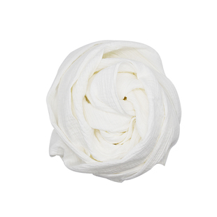 全棉白色围巾 草木染植物染蜡染z印染靛蓝扎染手工DIY工具材料素