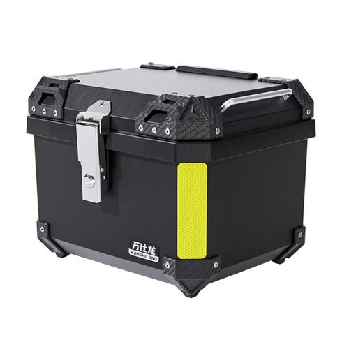 适配摩托车尾箱收纳箱非铝合金箱子机车后备箱大容量收纳电瓶车后