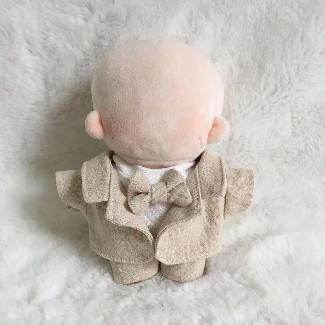 五个色10cm娃衣现货可爱西装套装牛仔服公仔衣服棉花娃娃无属性